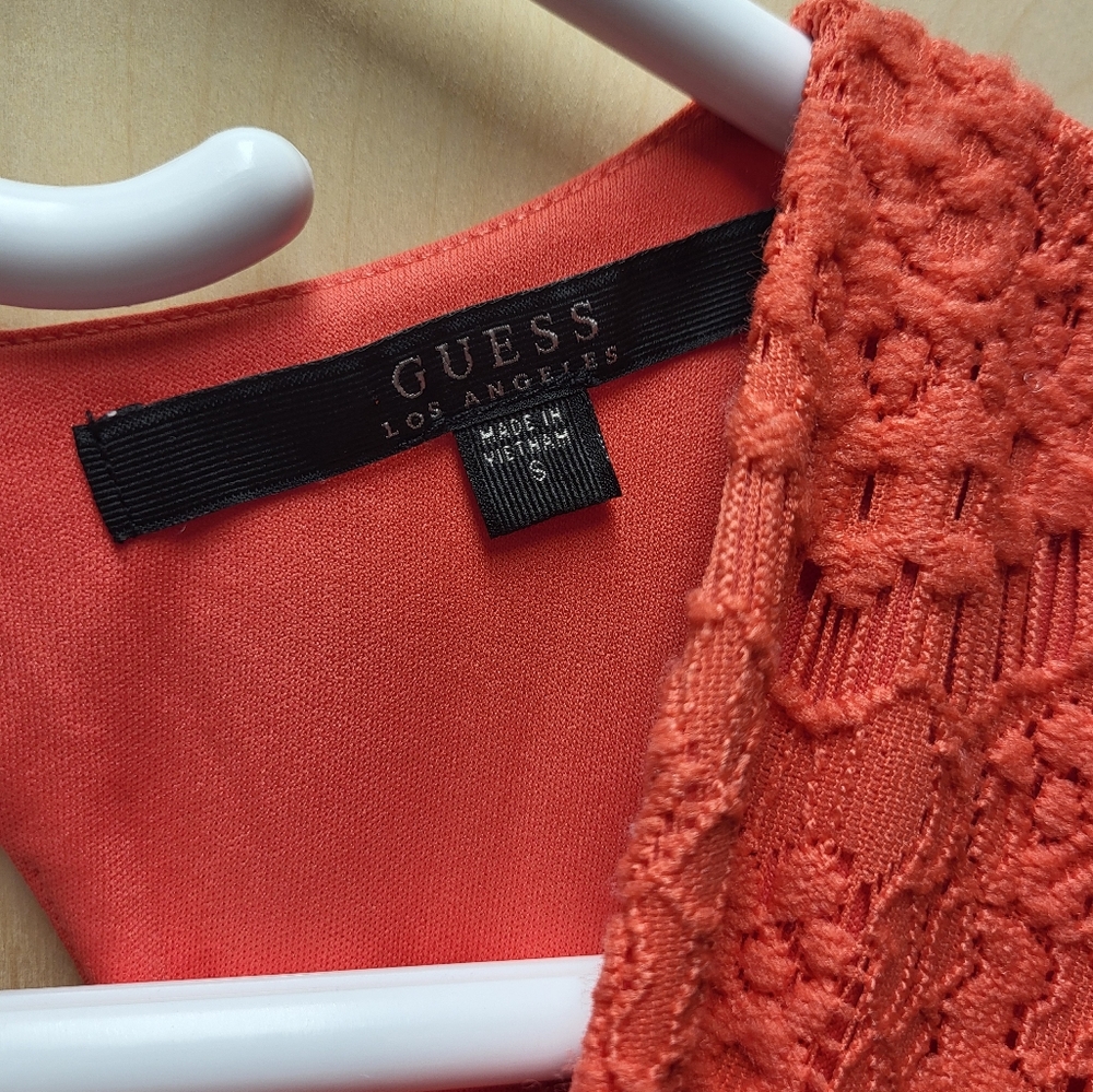 GUESS Women’s Lace Mini Dress Size Small - Picture 3 of 6